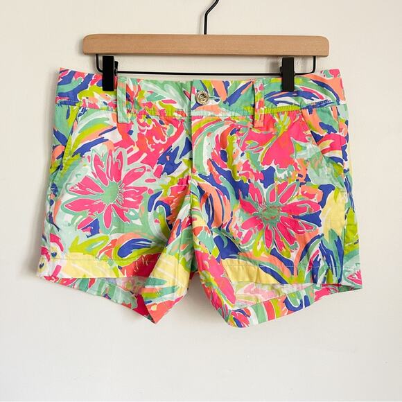 Lilly Pulitzer Pants - Lilly Pulitzer Callahan Shorts Green Size 4